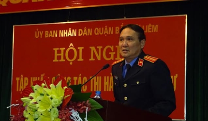 Bắc Từ Liêm tổ chức Hội nghị tập huấn nghiệp vụ công tác Thi hành án...